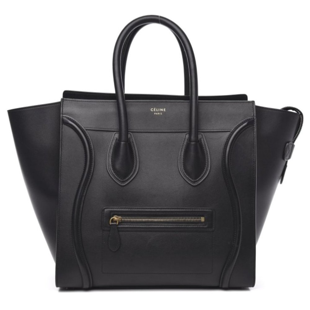 SOLD - CELINE Smooth Calfskin Mini Luggage Black